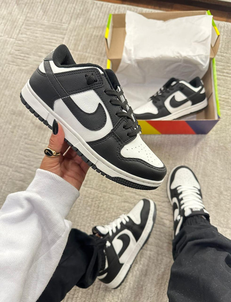 tenis unissex nike sb dunk low classico panda 