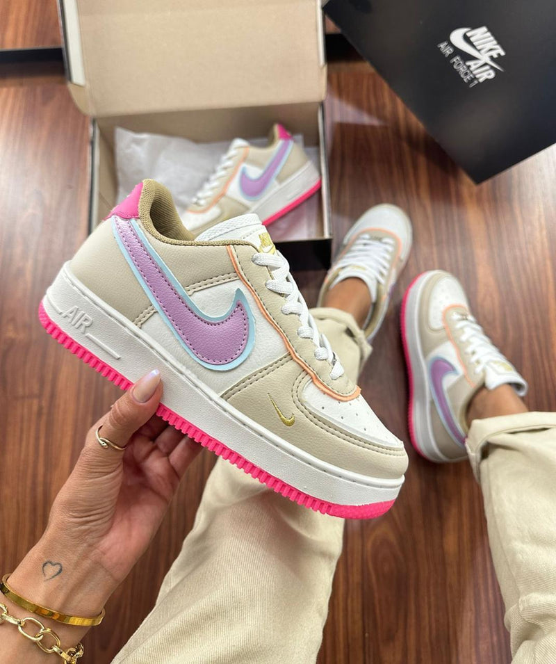 Tênis Nike Air Force 1 Shadow Feminino [Rosa] - Reinvenção do Clássico com Estilo e Conforto