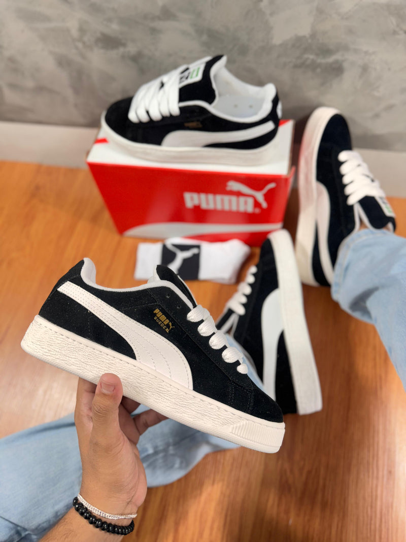 Tênis Casual Puma Suede XL [Preto] - Unissex