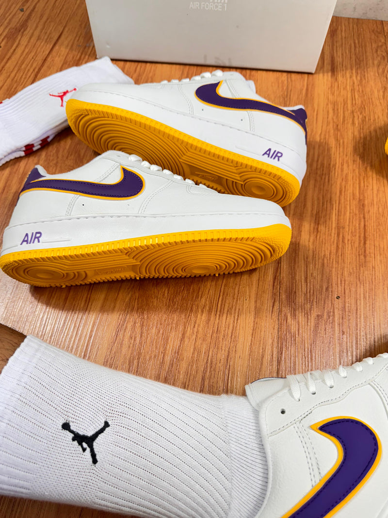 Tênis Nike Air Force 1 [LAKERS] - Unissex