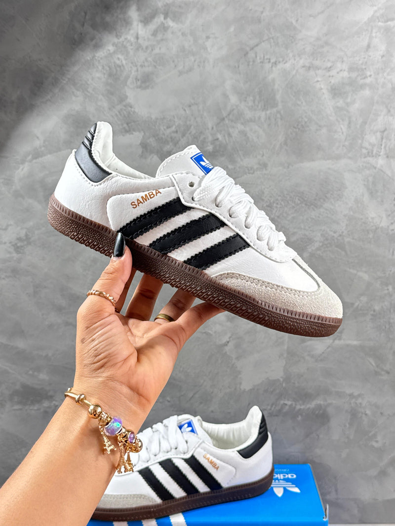 Tênis Adidas Samba OG Unissex [Branco/Preto] - O Ícone do Estilo Retrô