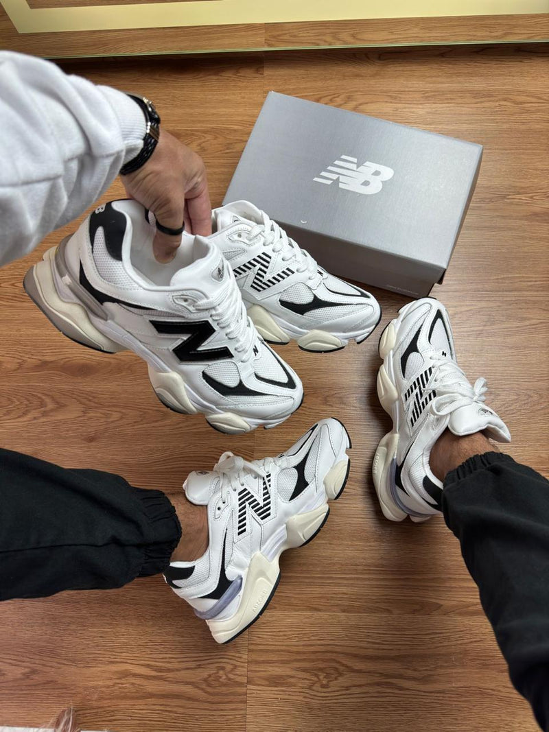 Tênis Unissex confortável New balance 9060 branco preto