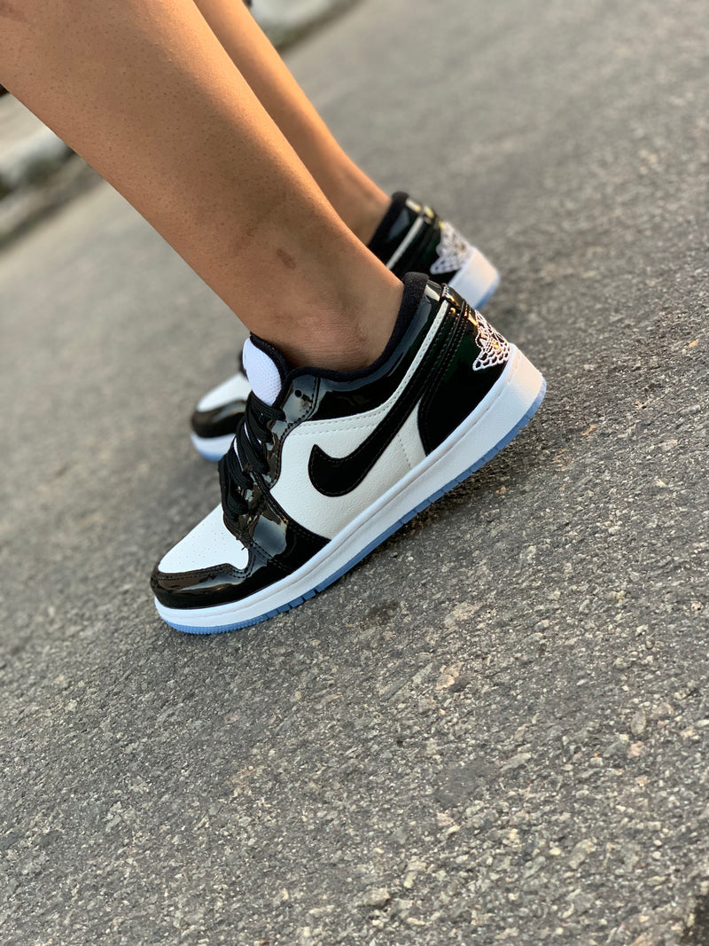 tenis unissex nike jordan 1 brilho facil de limpar confortável chaveiro brinde 