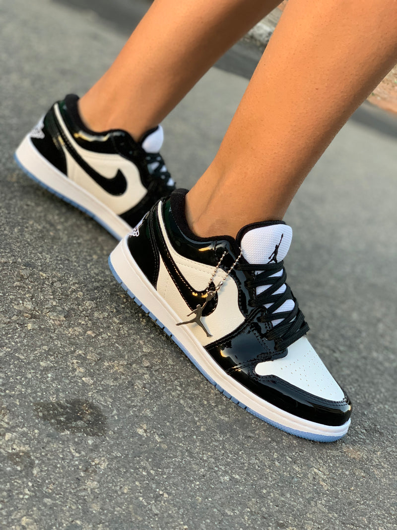 tenis unissex nike jordan 1 brilho facil de limpar confortável chaveiro brinde 