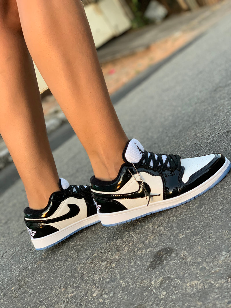 tenis unissex nike jordan 1 brilho facil de limpar confortável chaveiro brinde 