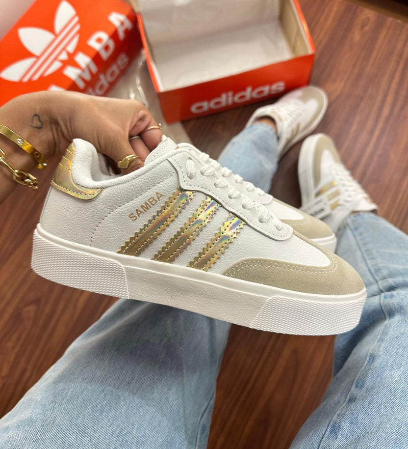 tenis feminino tendencia adidas samba retro classico 