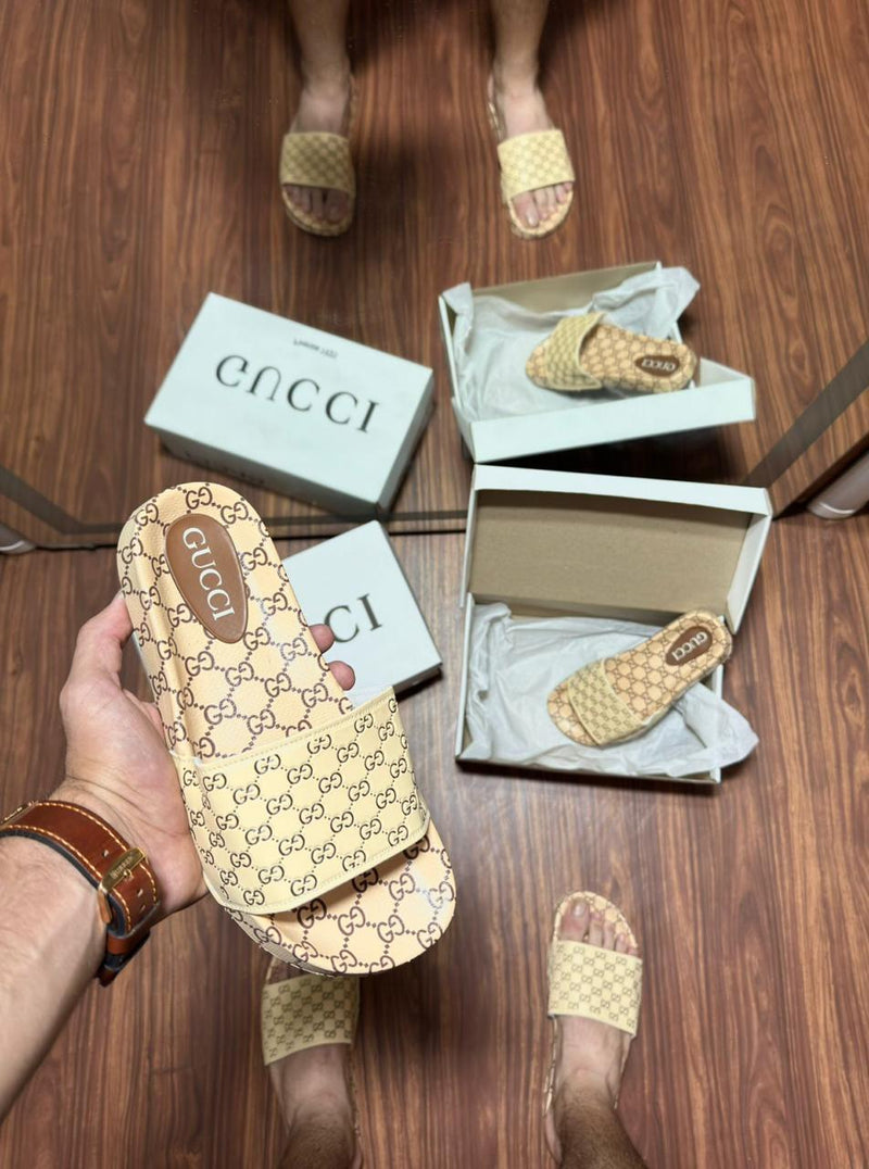 chinelo unissex confortavel estiloso slide gucci 