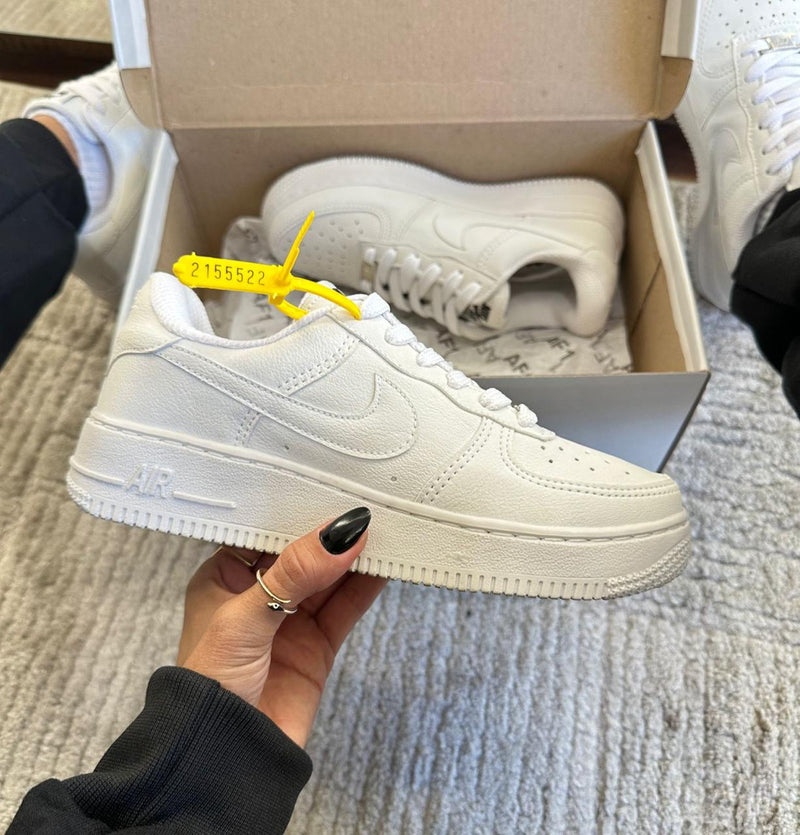 tenis unissex branco air force 1 classico moda 