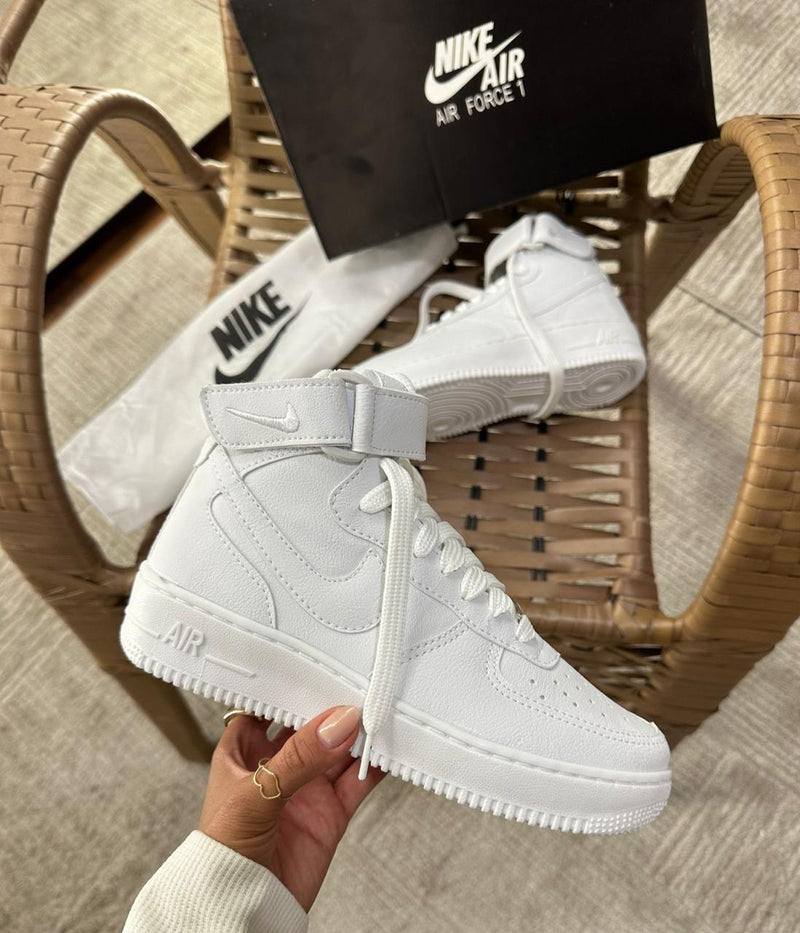 tenis unissex nike air force 1 mid estilo streetwear