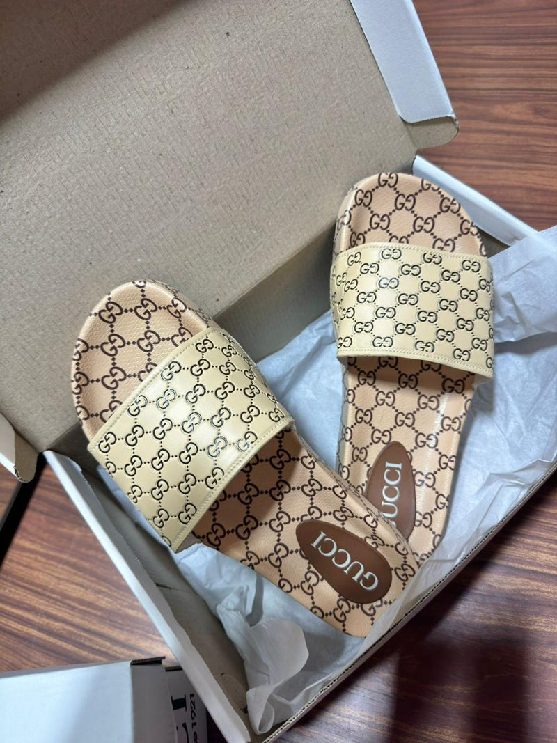 chinelo unissex confortavel estiloso slide gucci 