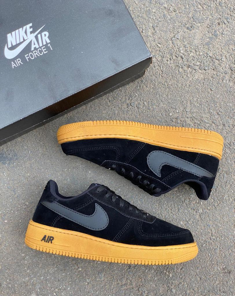 tenis masculino camurça confortavel estiloso nike air force 1