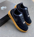 tenis masculino camurça confortavel estiloso nike air force 1