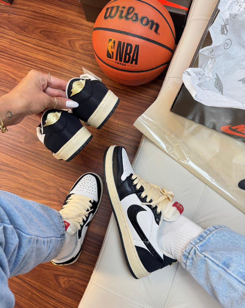 tenis feminino estiloso confortavel nike jordan 1 x travis scott basquete streetwear