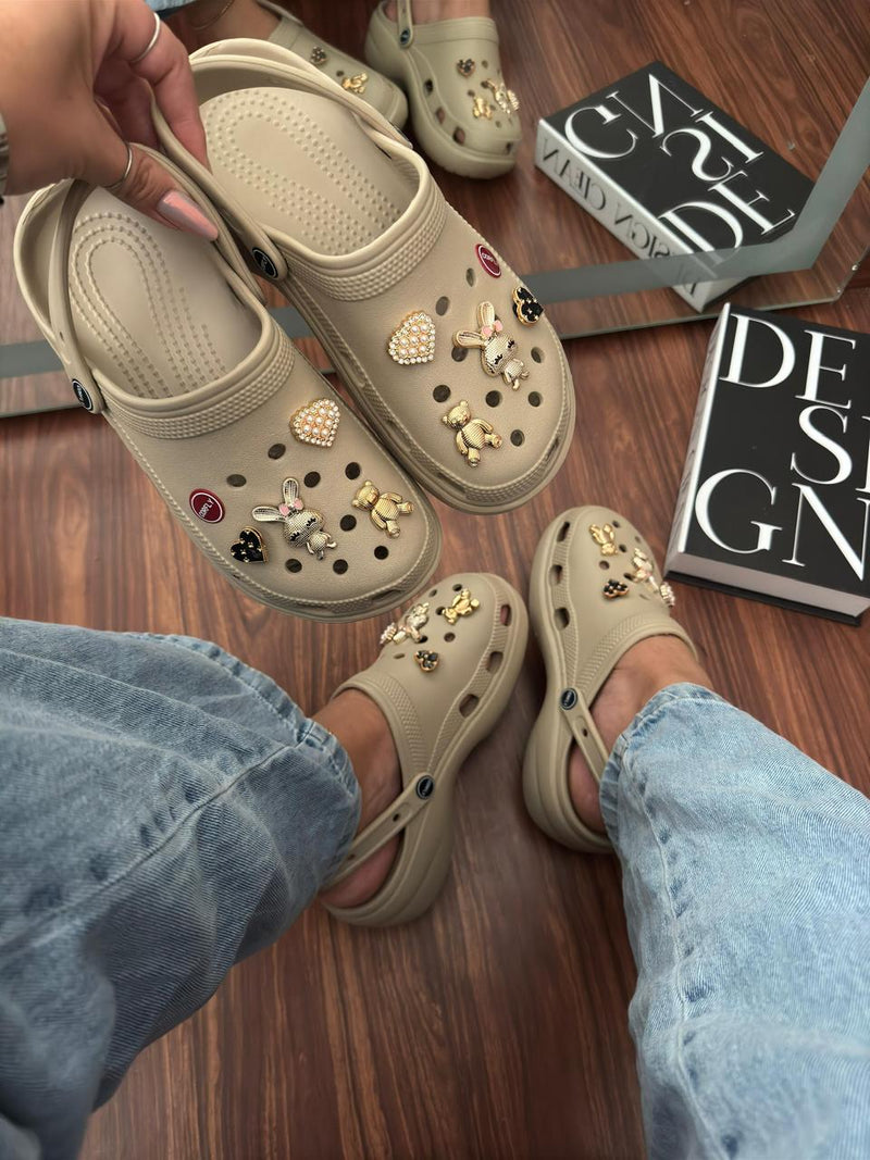 Crocs Luxo Feminino em E.V.A. Confortavel Exclusivo