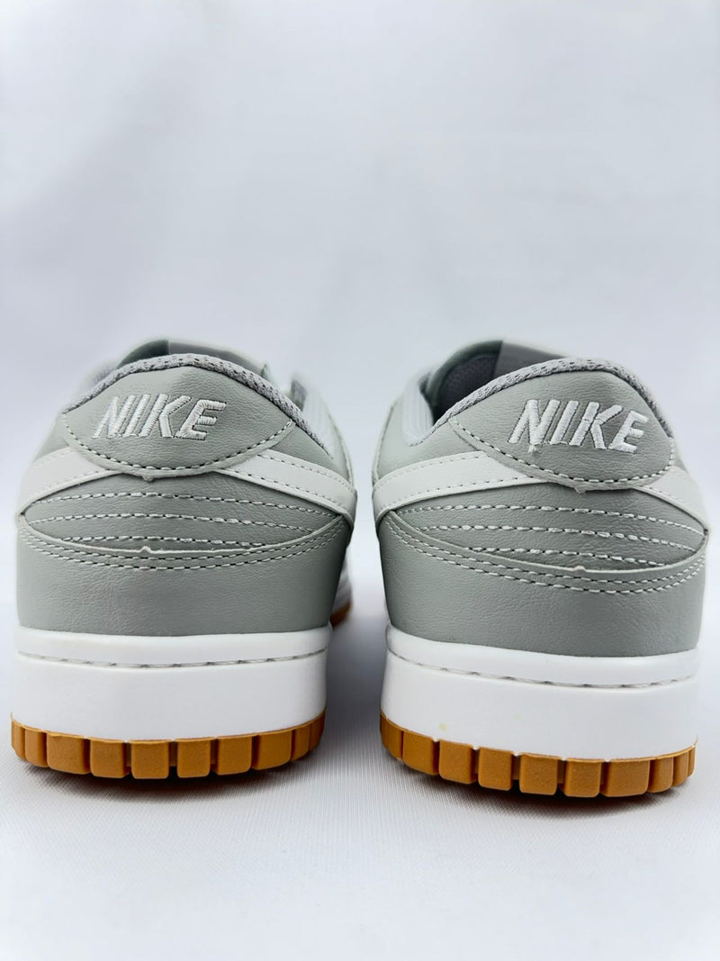 tenis masculino confortavel para dia a dia e sair nike sb dunk low cinza prata branco 