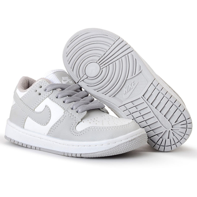 tenis infantil unissex confortavel e estiloso nike dunk low panda 