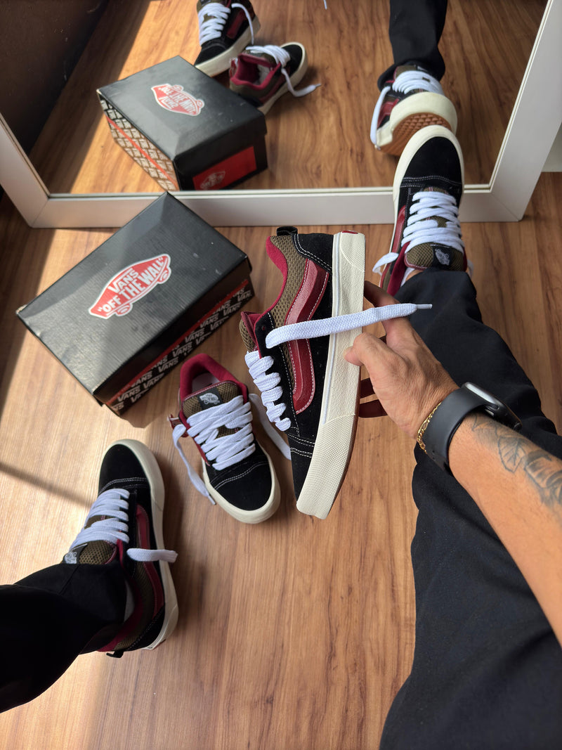 Tênis Masculino confortável Vans knu skool retro drizzle 